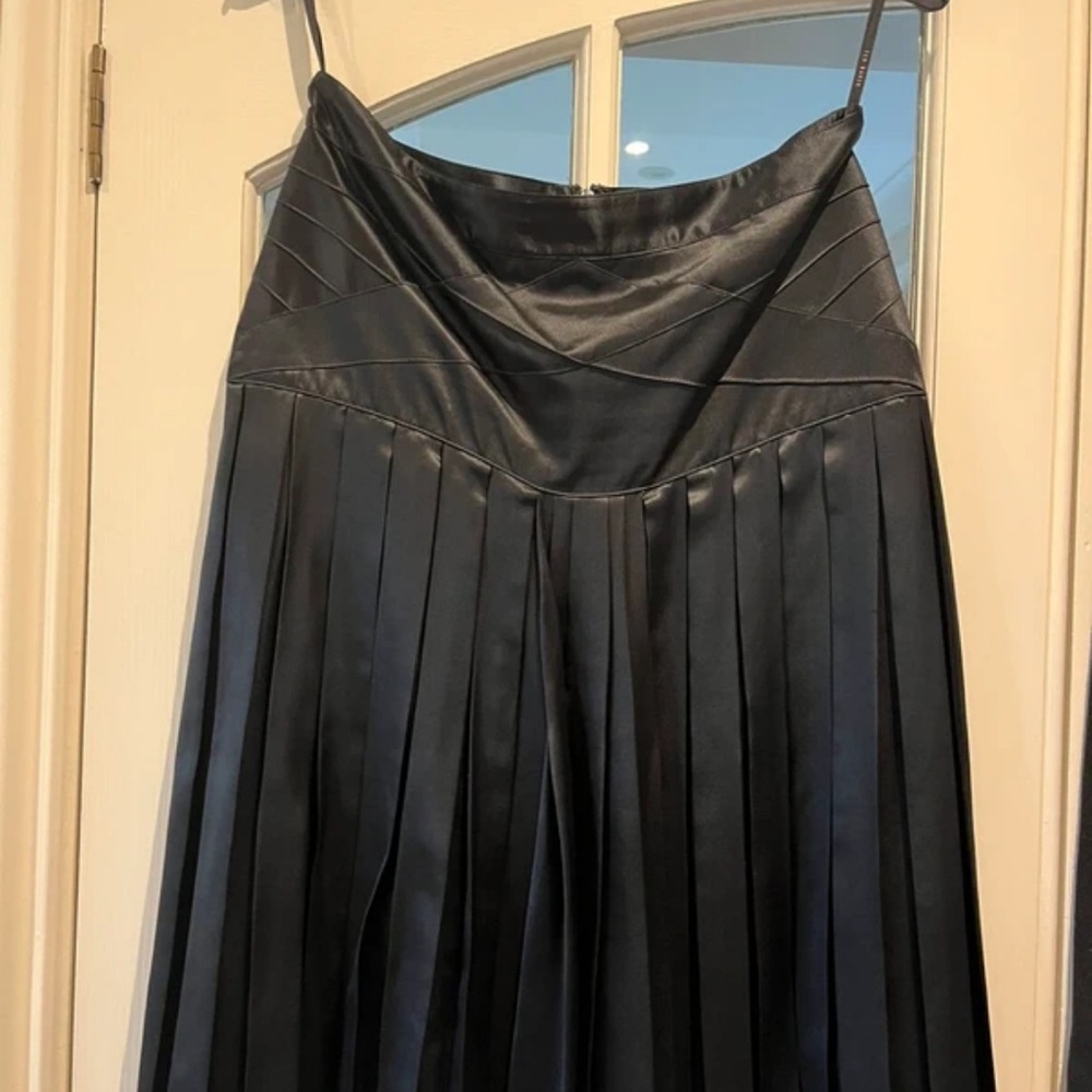 Ted Baker Black Pleated Skirt